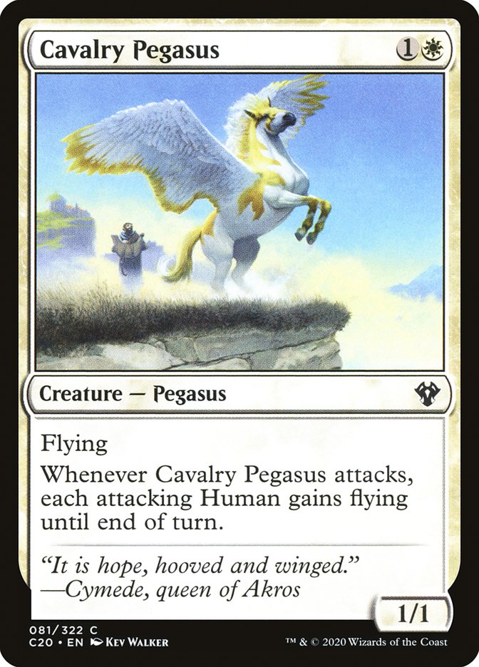 Cavalry Pegasus [Commander 2020] | Kessel Run Games Inc. 