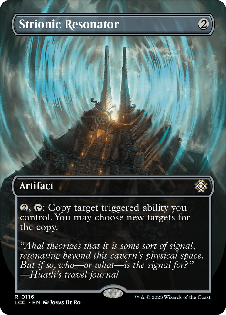 Strionic Resonator (Borderless) [The Lost Caverns of Ixalan Commander] | Kessel Run Games Inc. 