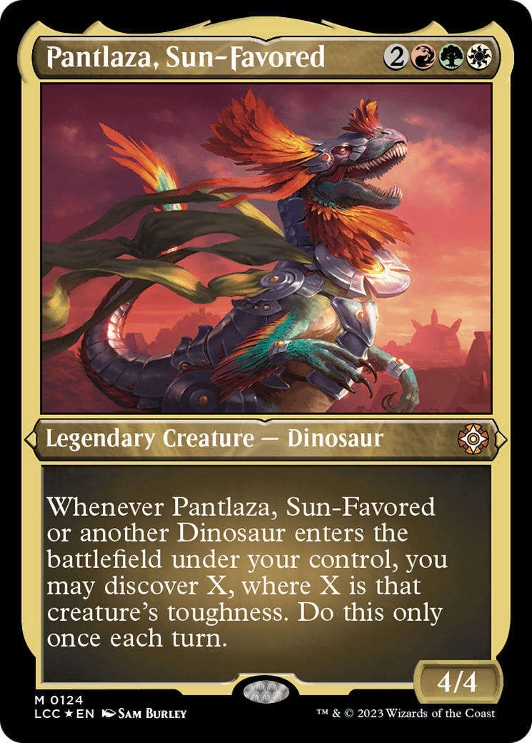 Pantlaza, Sun-Favored (Display Commander) [The Lost Caverns of Ixalan Commander] | Kessel Run Games Inc. 