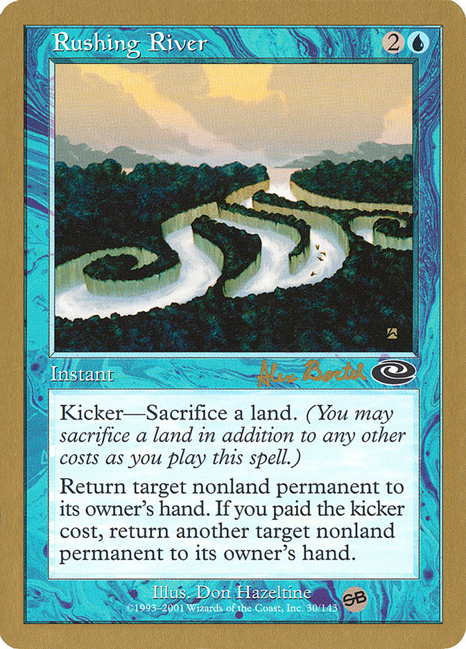 Rushing River (Alex Borteh) (SB) [World Championship Decks 2001] | Kessel Run Games Inc. 