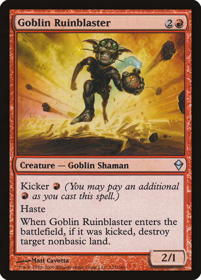 Goblin Ruinblaster [Zendikar] | Kessel Run Games Inc. 