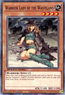 Warrior Lady of the Wasteland [SGX1-ENE05] Common | Kessel Run Games Inc. 