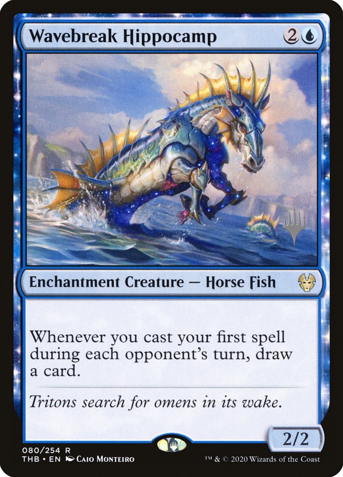 Wavebreak Hippocamp (Promo Pack) [Theros Beyond Death Promos] | Kessel Run Games Inc. 