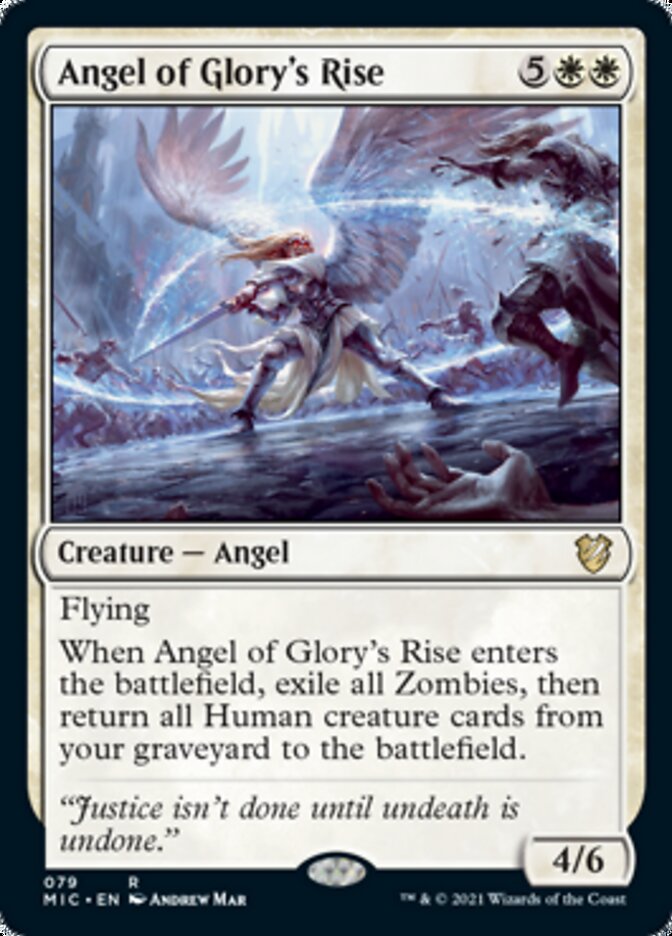 Angel of Glory's Rise [Innistrad: Midnight Hunt Commander] | Kessel Run Games Inc. 