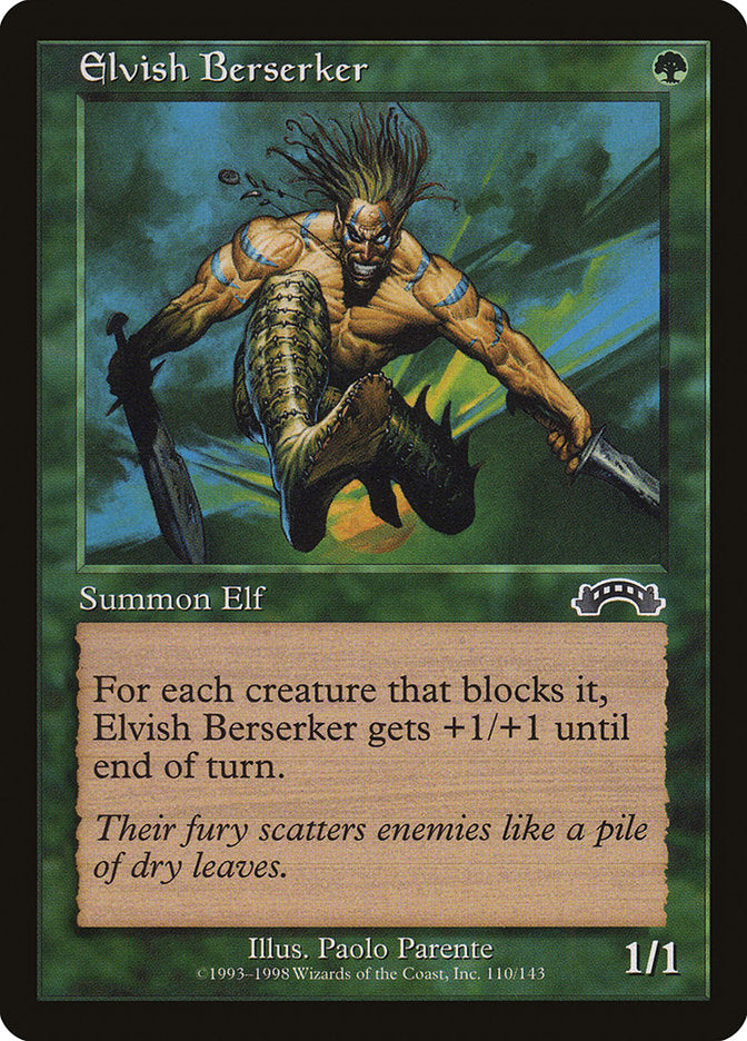 Elvish Berserker [Exodus] | Kessel Run Games Inc. 