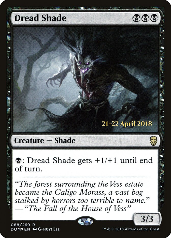 Dread Shade [Dominaria Prerelease Promos] | Kessel Run Games Inc. 