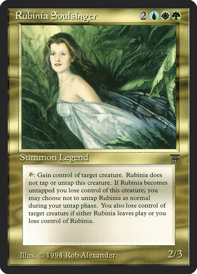 Rubinia Soulsinger [Legends] | Kessel Run Games Inc. 