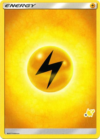 Lightning Energy (Pikachu Stamp #11) [Battle Academy 2020] | Kessel Run Games Inc. 