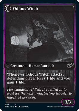 Ragged Recluse // Odious Witch [Innistrad: Double Feature] | Kessel Run Games Inc. 