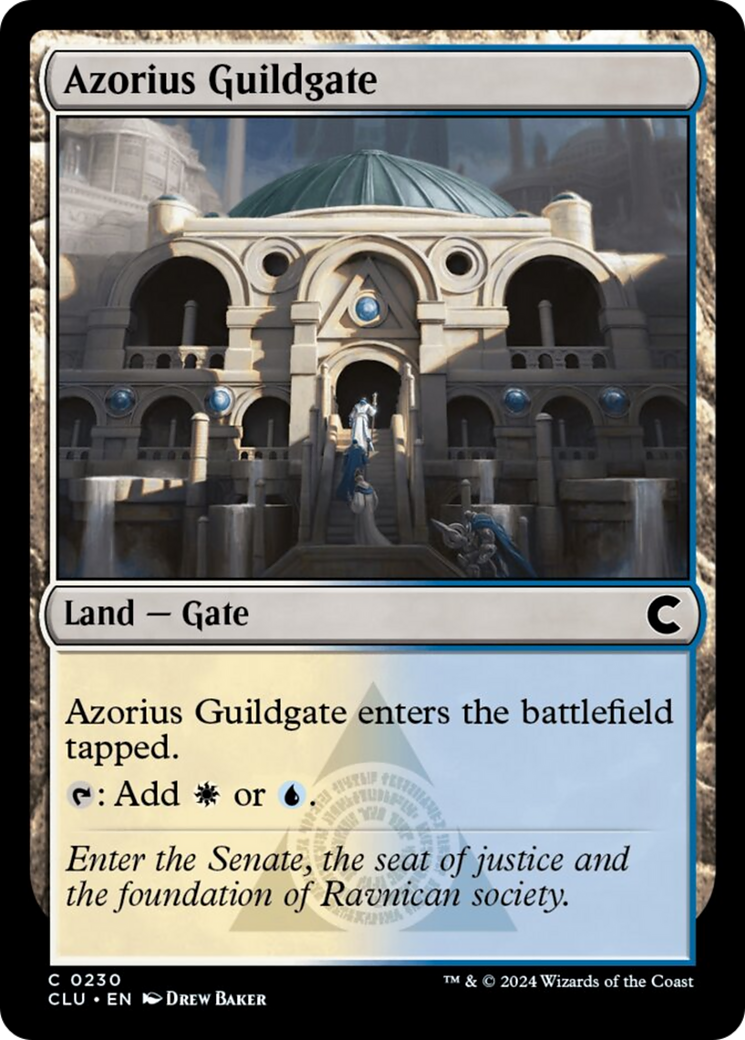 Azorius Guildgate [Ravnica: Clue Edition] | Kessel Run Games Inc. 