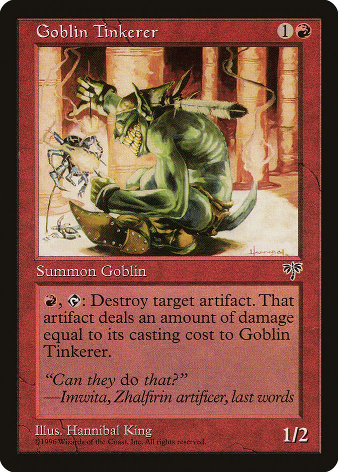 Goblin Tinkerer [Mirage] | Kessel Run Games Inc. 