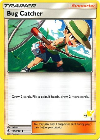 Bug Catcher (189/236) (Pikachu Stamp #46) [Battle Academy 2020] | Kessel Run Games Inc. 