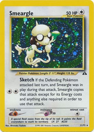 Smeargle (11/75) [Neo Discovery Unlimited] | Kessel Run Games Inc. 