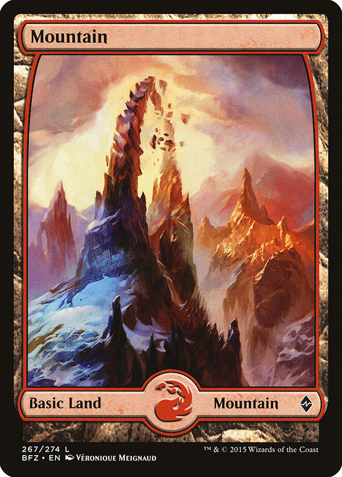Mountain (267) (Full Art) [Battle for Zendikar] | Kessel Run Games Inc. 