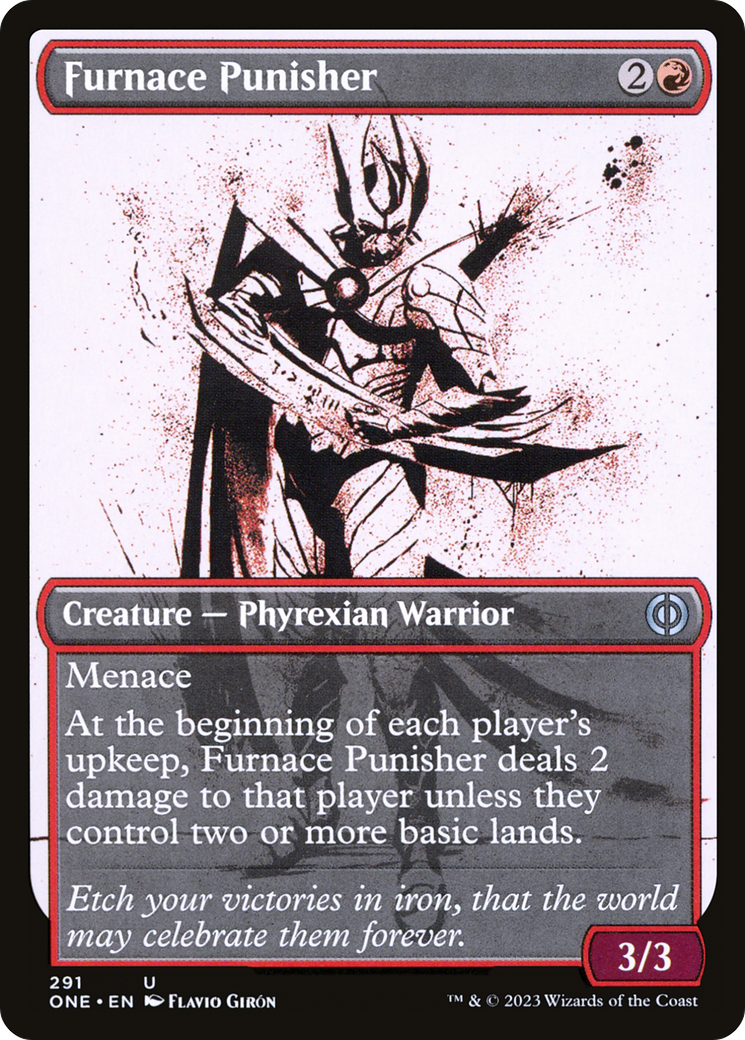 Furnace Punisher (Showcase Ichor) [Phyrexia: All Will Be One] | Kessel Run Games Inc. 