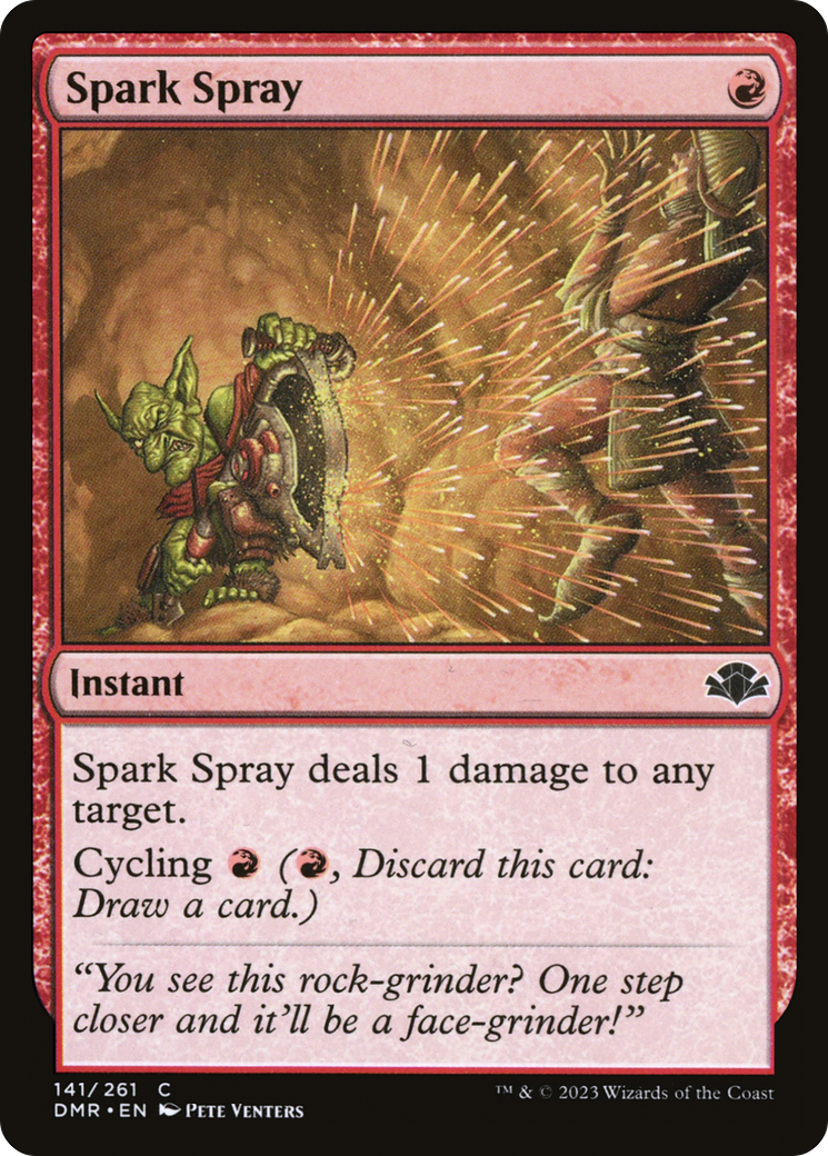 Spark Spray [Dominaria Remastered] | Kessel Run Games Inc. 