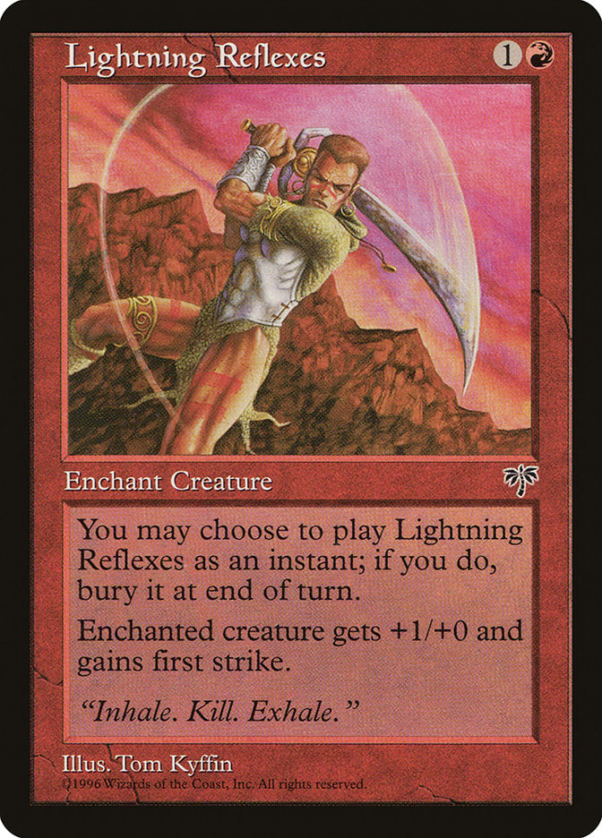 Lightning Reflexes [Mirage] | Kessel Run Games Inc. 