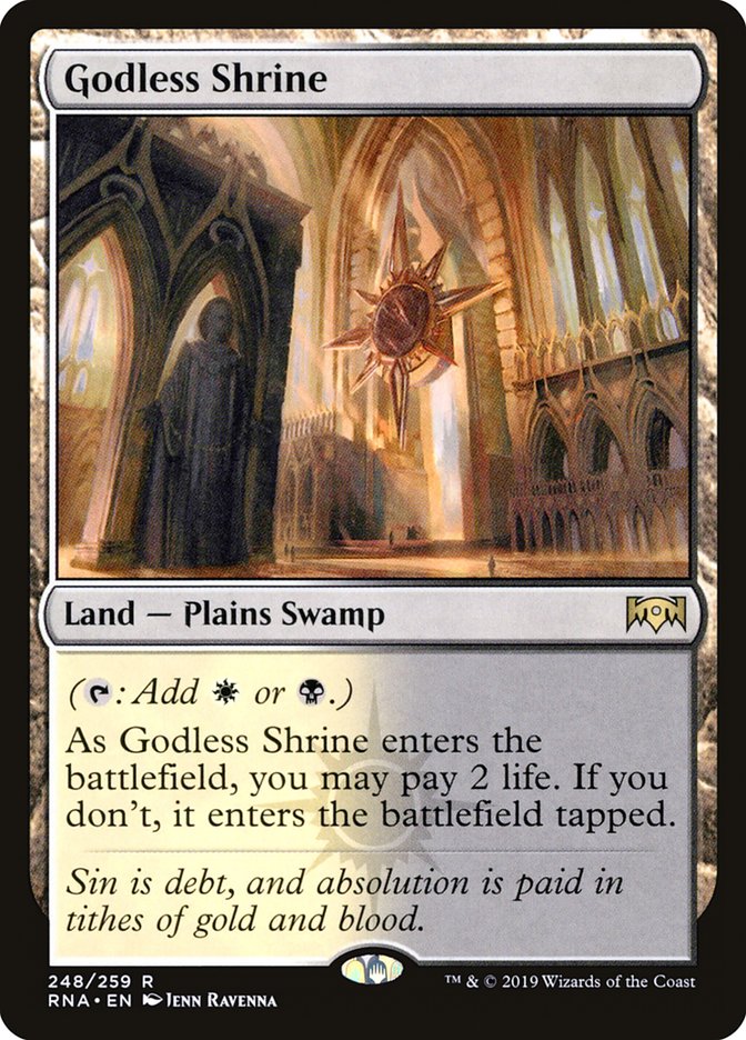 Godless Shrine [Ravnica Allegiance] | Kessel Run Games Inc. 