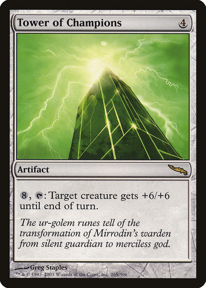 Tower of Champions [Mirrodin] | Kessel Run Games Inc. 