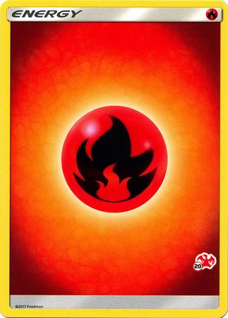 Fire Energy (Charizard Stamp #20) [Battle Academy 2020] | Kessel Run Games Inc. 