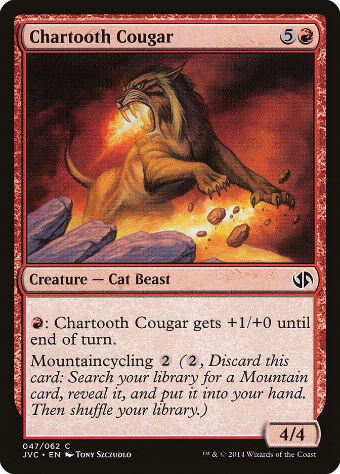 Chartooth Cougar [Duel Decks Anthology] | Kessel Run Games Inc. 