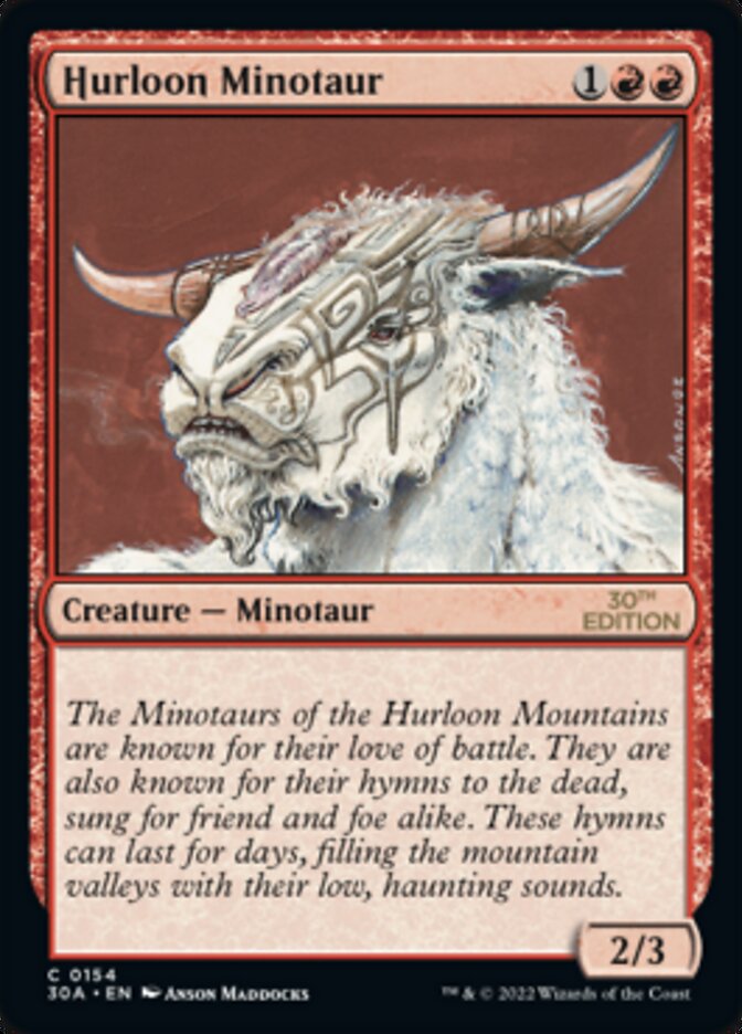 Hurloon Minotaur [30th Anniversary Edition] | Kessel Run Games Inc. 