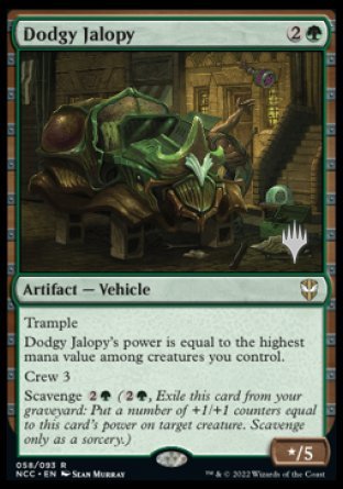 Dodgy Jalopy (Promo Pack) [Streets of New Capenna Commander Promos] | Kessel Run Games Inc. 