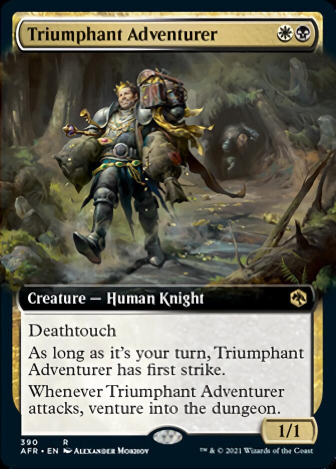 Triumphant Adventurer (Extended Art) [Dungeons & Dragons: Adventures in the Forgotten Realms] | Kessel Run Games Inc. 