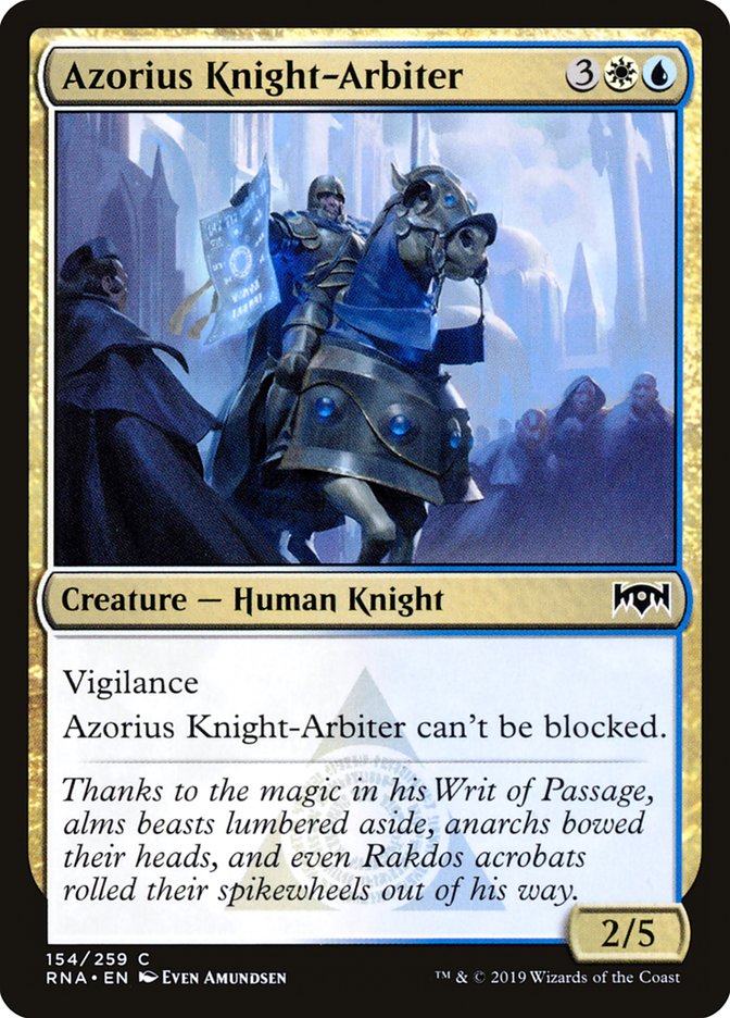 Azorius Knight-Arbiter [Ravnica Allegiance] | Kessel Run Games Inc. 