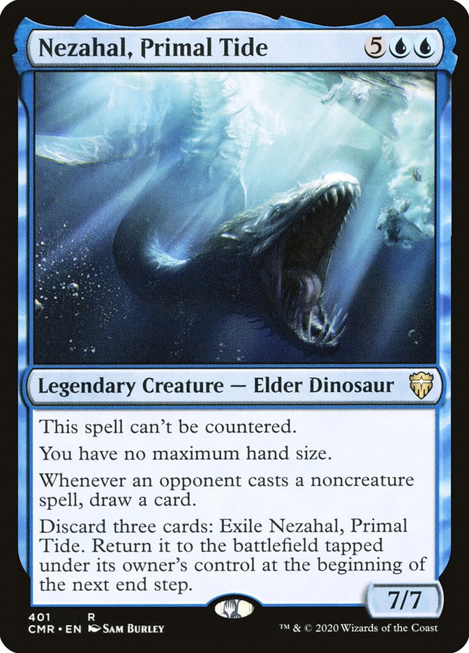 Nezahal, Primal Tide [Commander Legends] | Kessel Run Games Inc. 