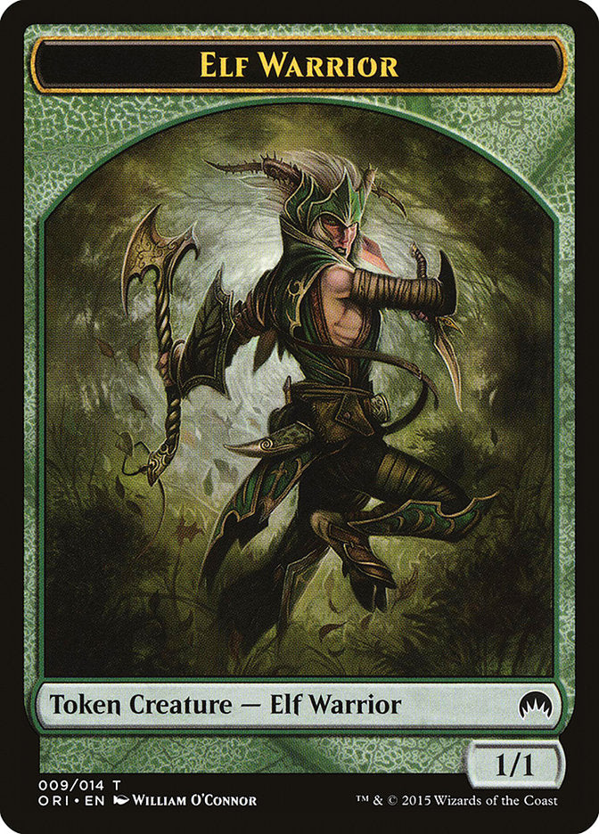 Elf Warrior Token [Magic Origins Tokens] | Kessel Run Games Inc. 