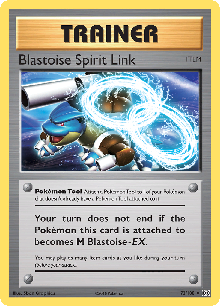 Blastoise Spirit Link (73/108) [XY: Evolutions] | Kessel Run Games Inc. 