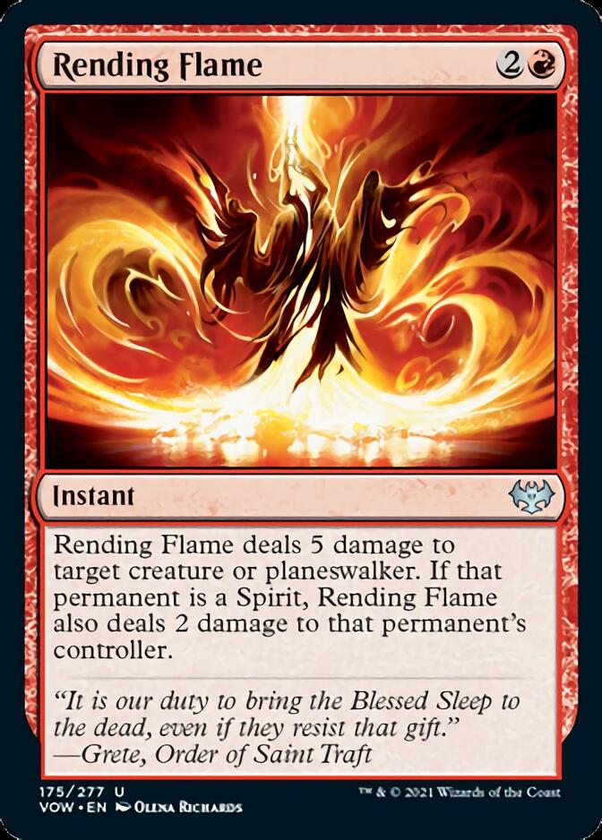 Rending Flame [Innistrad: Crimson Vow] | Kessel Run Games Inc. 