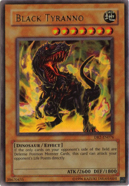 Black Tyranno [DR2-EN076] Ultra Rare | Kessel Run Games Inc. 