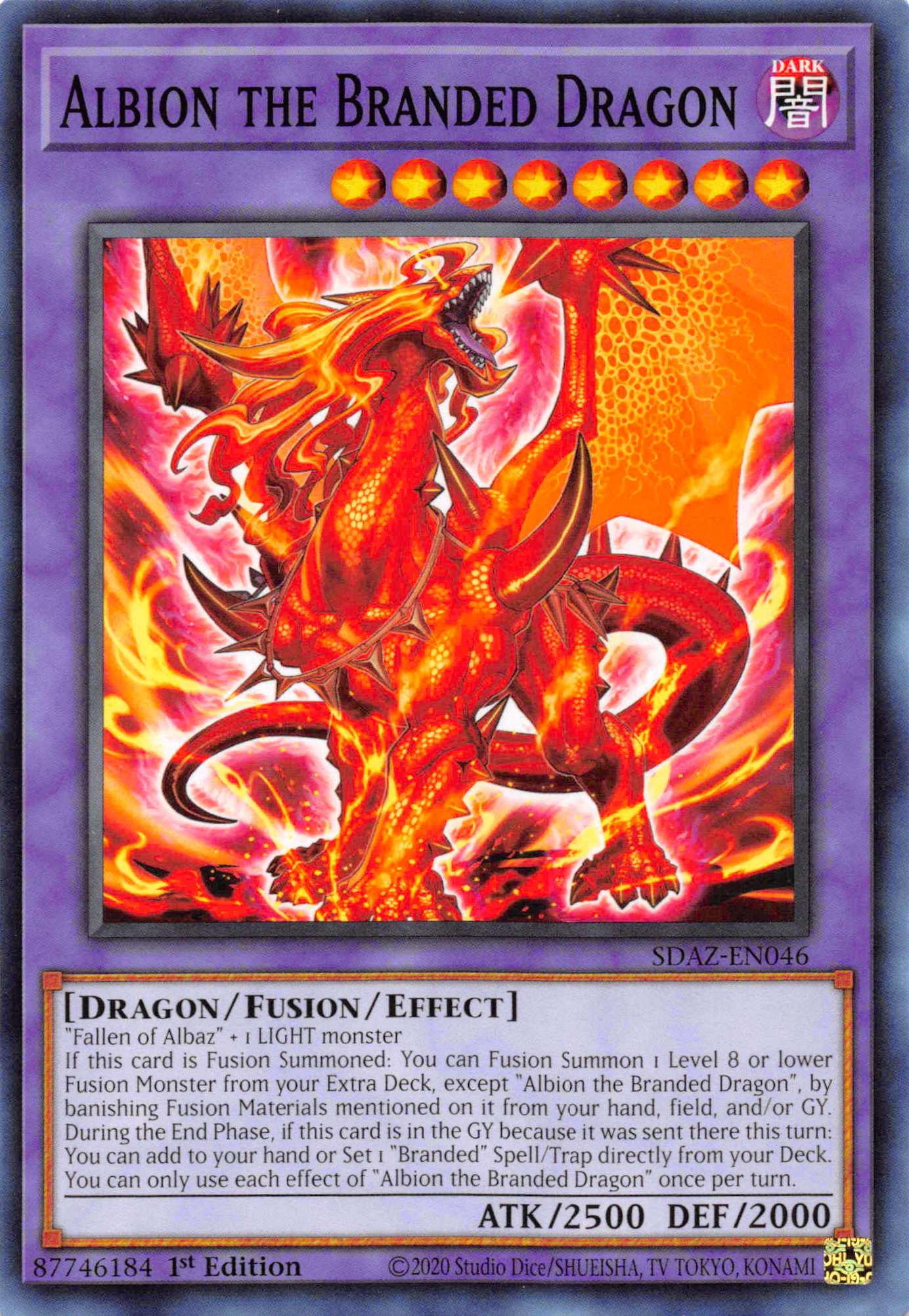 Albion the Branded Dragon [SDAZ-EN046] Common | Kessel Run Games Inc. 