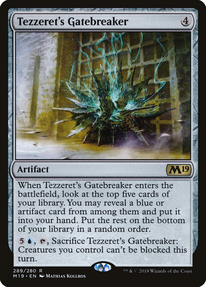 Tezzeret's Gatebreaker [Core Set 2019] | Kessel Run Games Inc. 