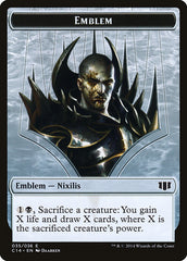 Ob Nixilis of the Black Oath Emblem // Zombie (016/036) Double-Sided Token [Commander 2014 Tokens] | Kessel Run Games Inc. 