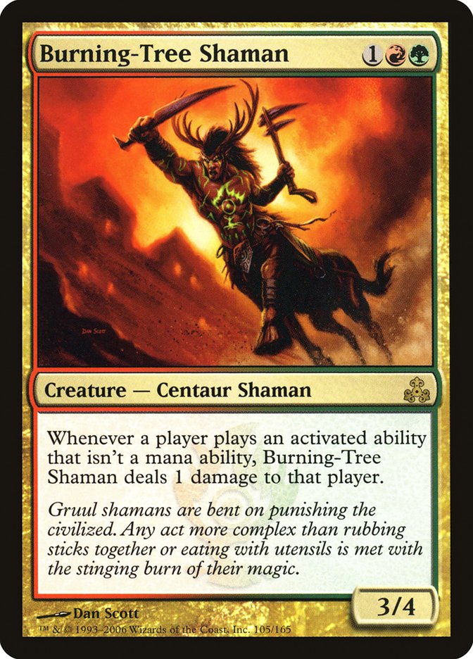 Burning-Tree Shaman [Guildpact] | Kessel Run Games Inc. 