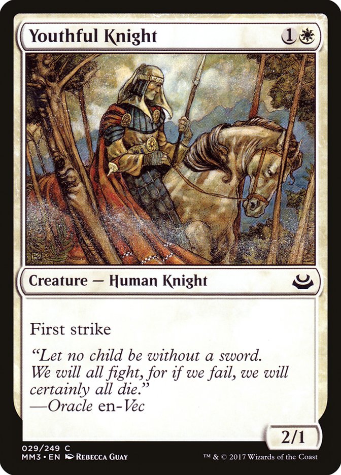 Youthful Knight [Modern Masters 2017] | Kessel Run Games Inc. 