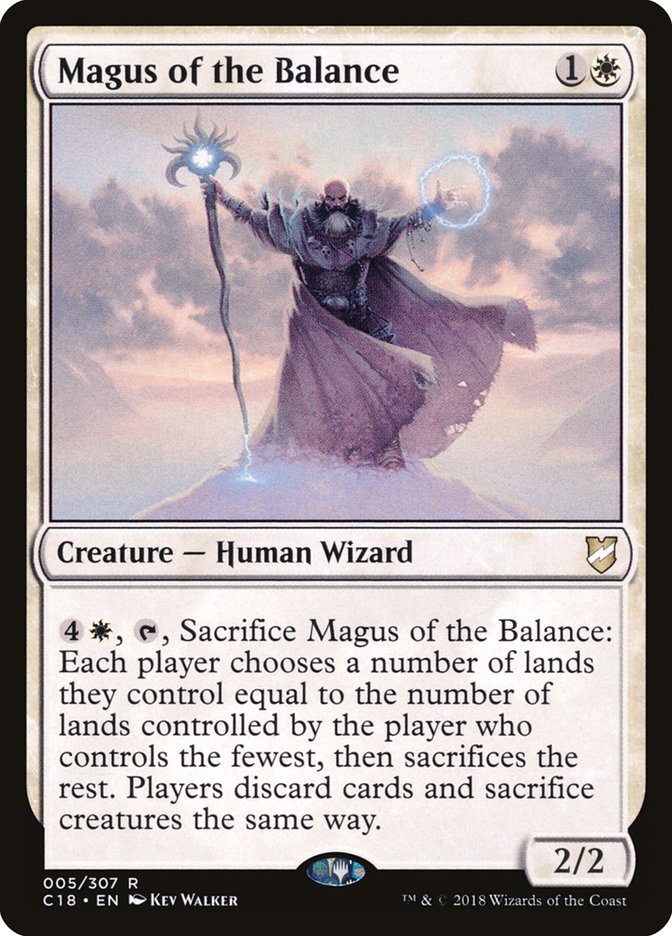 Magus of the Balance [Commander 2018] | Kessel Run Games Inc. 