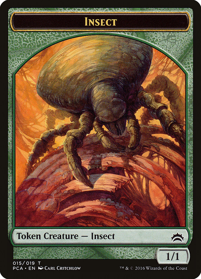 Insect Token [Planechase Anthology Tokens] | Kessel Run Games Inc. 