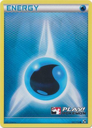 Water Energy (107/114) (Play Pokemon Promo) [Black & White: Base Set] | Kessel Run Games Inc. 