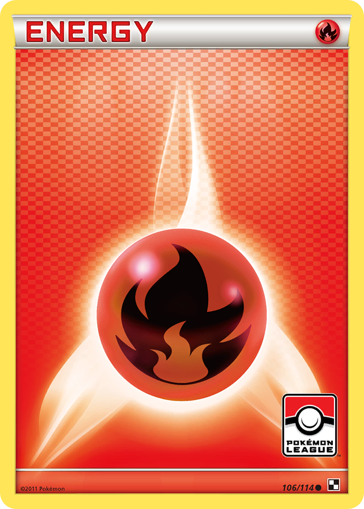Fire Energy (106/114) [Black & White: Base Set] | Kessel Run Games Inc. 