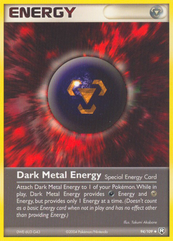 Dark Metal Energy (94/109) [EX: Team Rocket Returns] | Kessel Run Games Inc. 