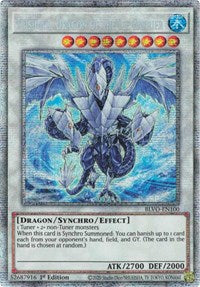 Trishula, Dragon of the Ice Barrier (Starlight Rare) [BLVO-EN100] Starlight Rare | Kessel Run Games Inc. 