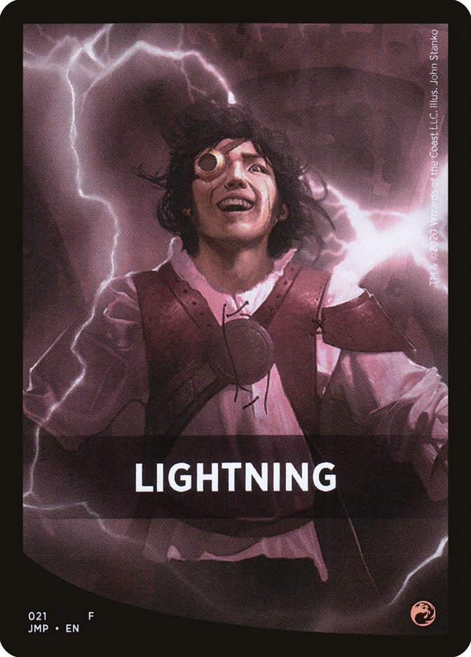 Lightning Theme Card [Jumpstart Front Cards] | Kessel Run Games Inc. 