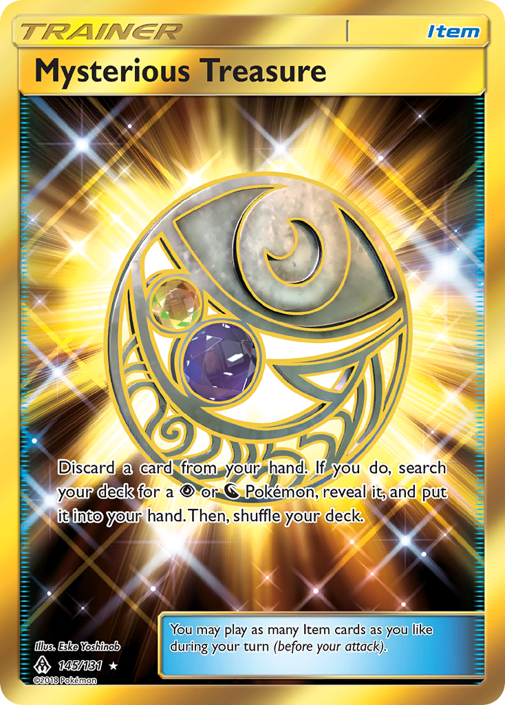 Mysterious Treasure (145/131) [Sun & Moon: Forbidden Light] | Kessel Run Games Inc. 