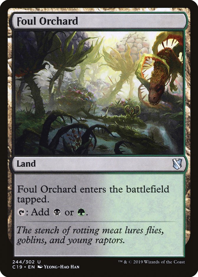 Foul Orchard [Commander 2019] | Kessel Run Games Inc. 