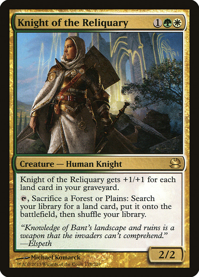 Knight of the Reliquary [Modern Masters] | Kessel Run Games Inc. 