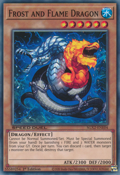 Frost and Flame Dragon [SGX2-ENE04] Common | Kessel Run Games Inc. 